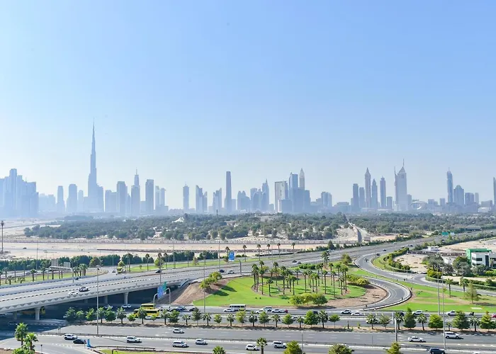 Luxury Escapes - Brand New Studio With View - Azizi Farhad Jaddaf