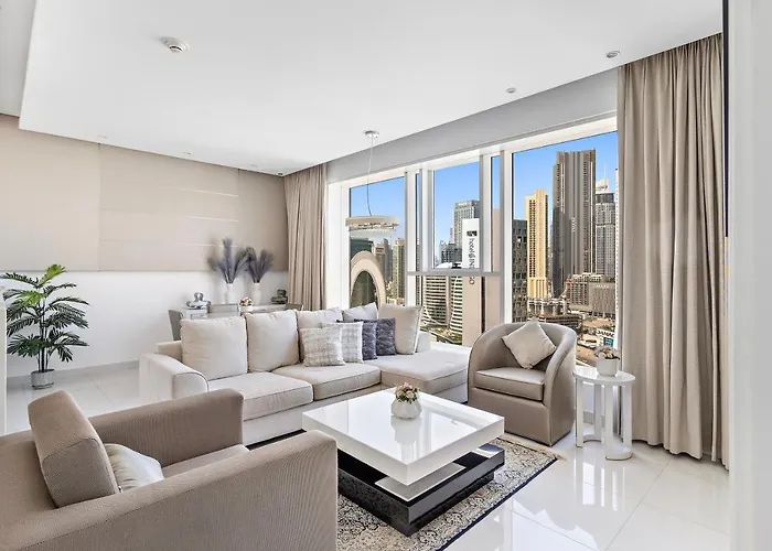 1Br Apt With A Sofa Bed, Pool, Gym & Burj Khalifa View