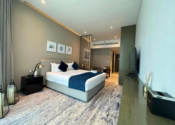 Business Bay Modern Studio With A Canal View At Damac Maison Prive 1616