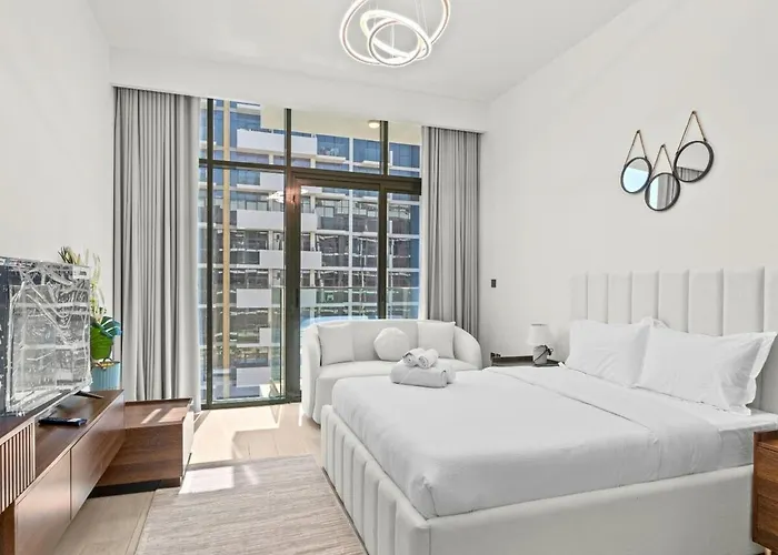 Stylish Studio With Huge Balcony-Azizi Riviera