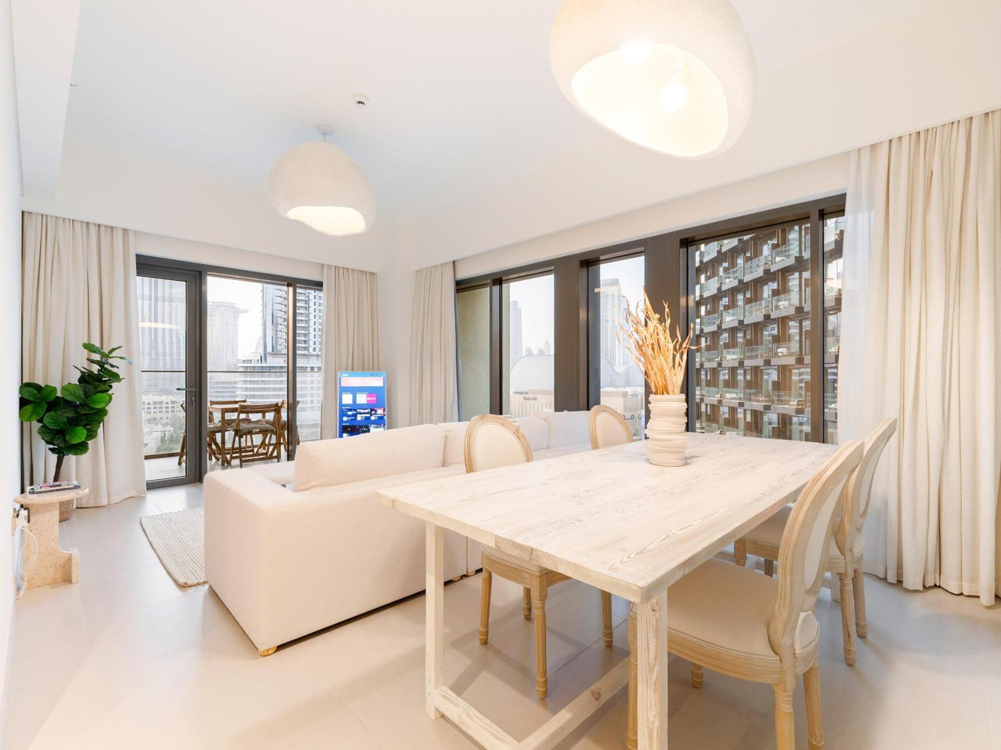 Lavishly Elegant 2br With Breathtaking Full Burj Khalifa View Daire *