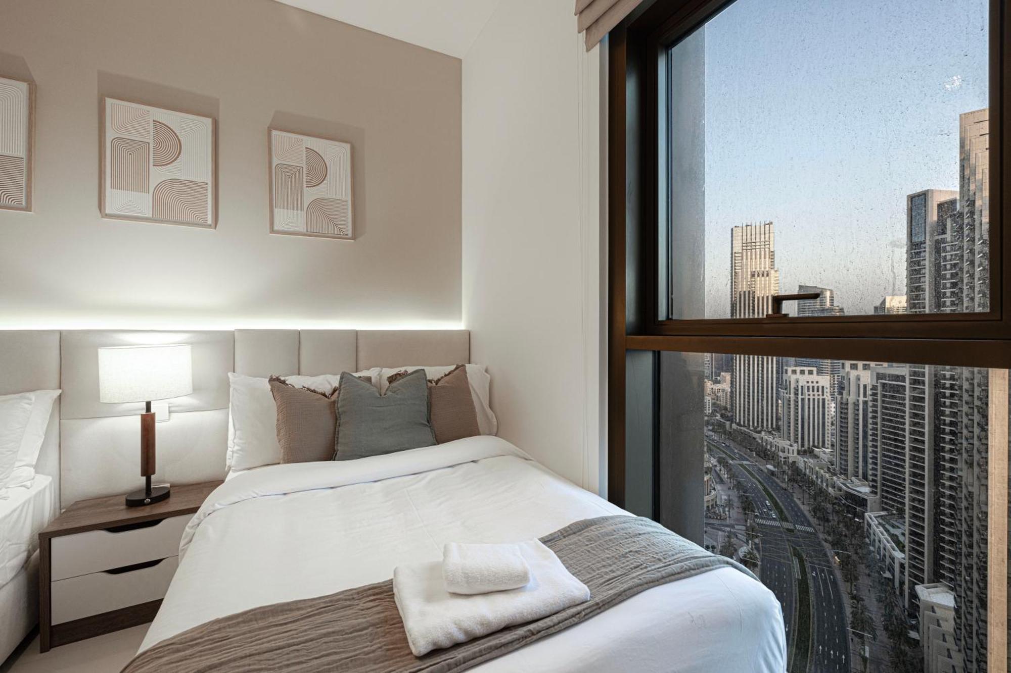 Apartamento Luxury Sky High 2-bedroom Stunning Burj Khalifa & Fountain Views *