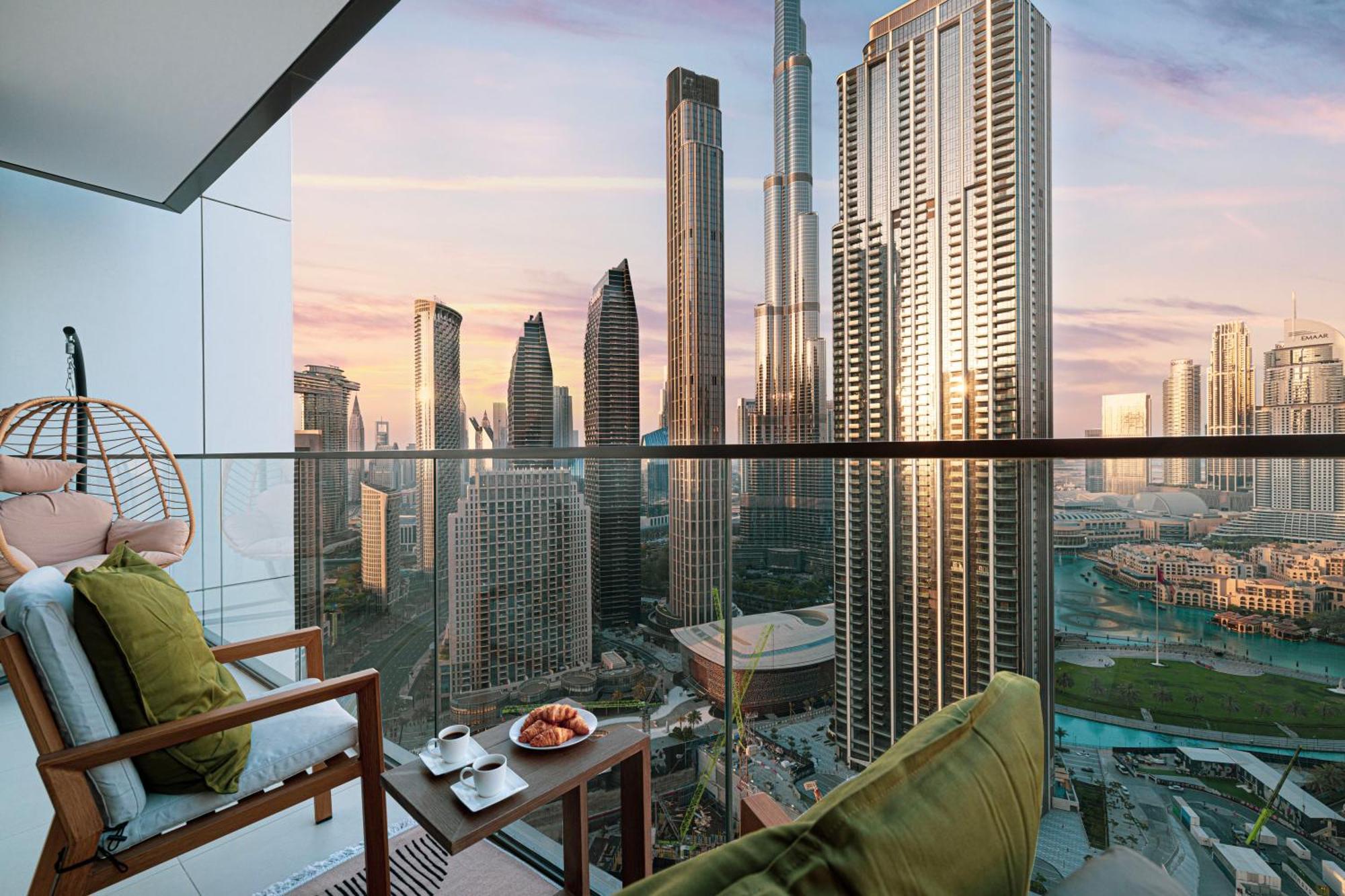 Luxury Sky High 2-bedroom Stunning Burj Khalifa & Fountain Views Apartamento