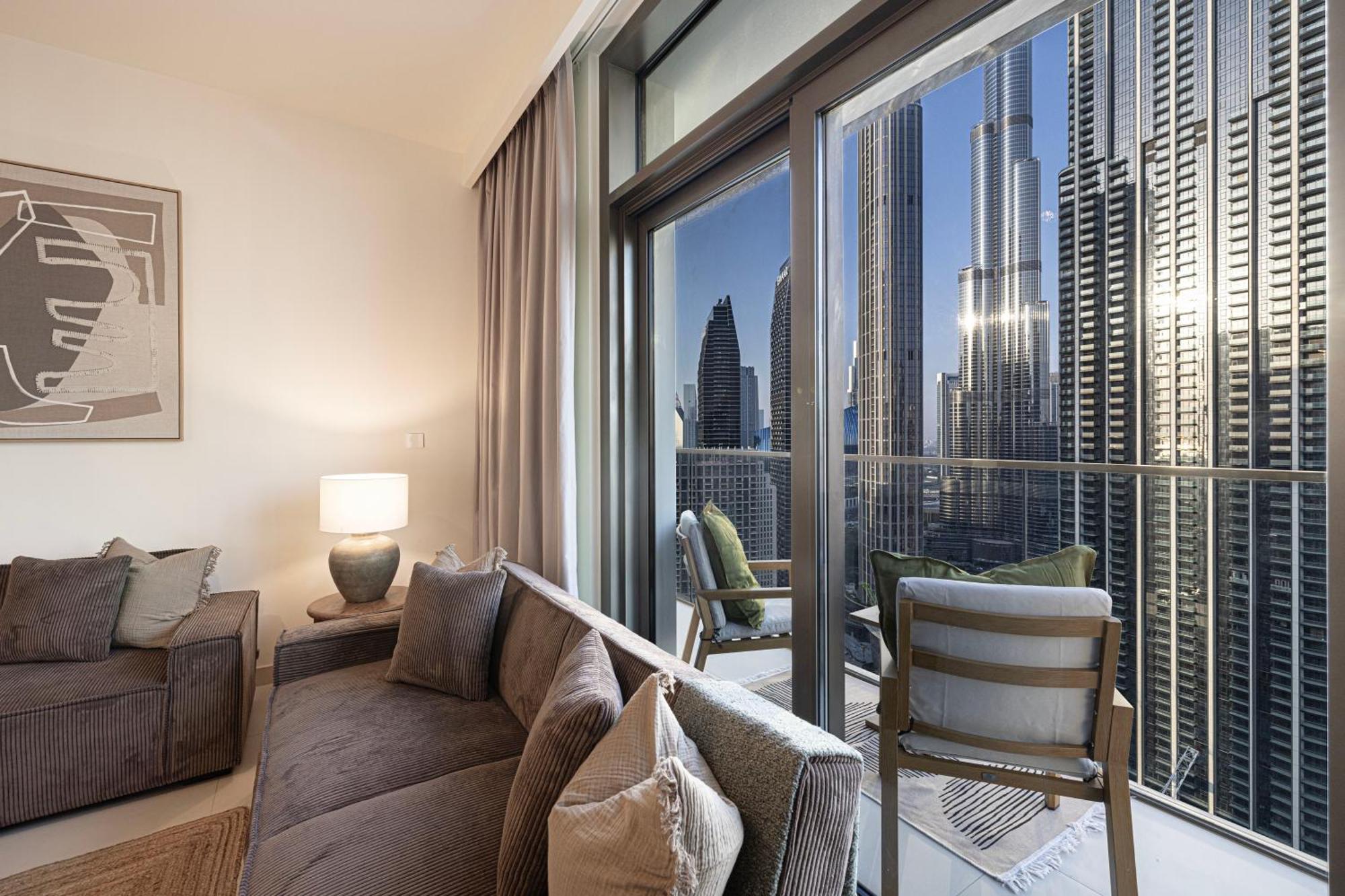 Luxury Sky High 2-bedroom Stunning Burj Khalifa & Fountain Views Apartamento *