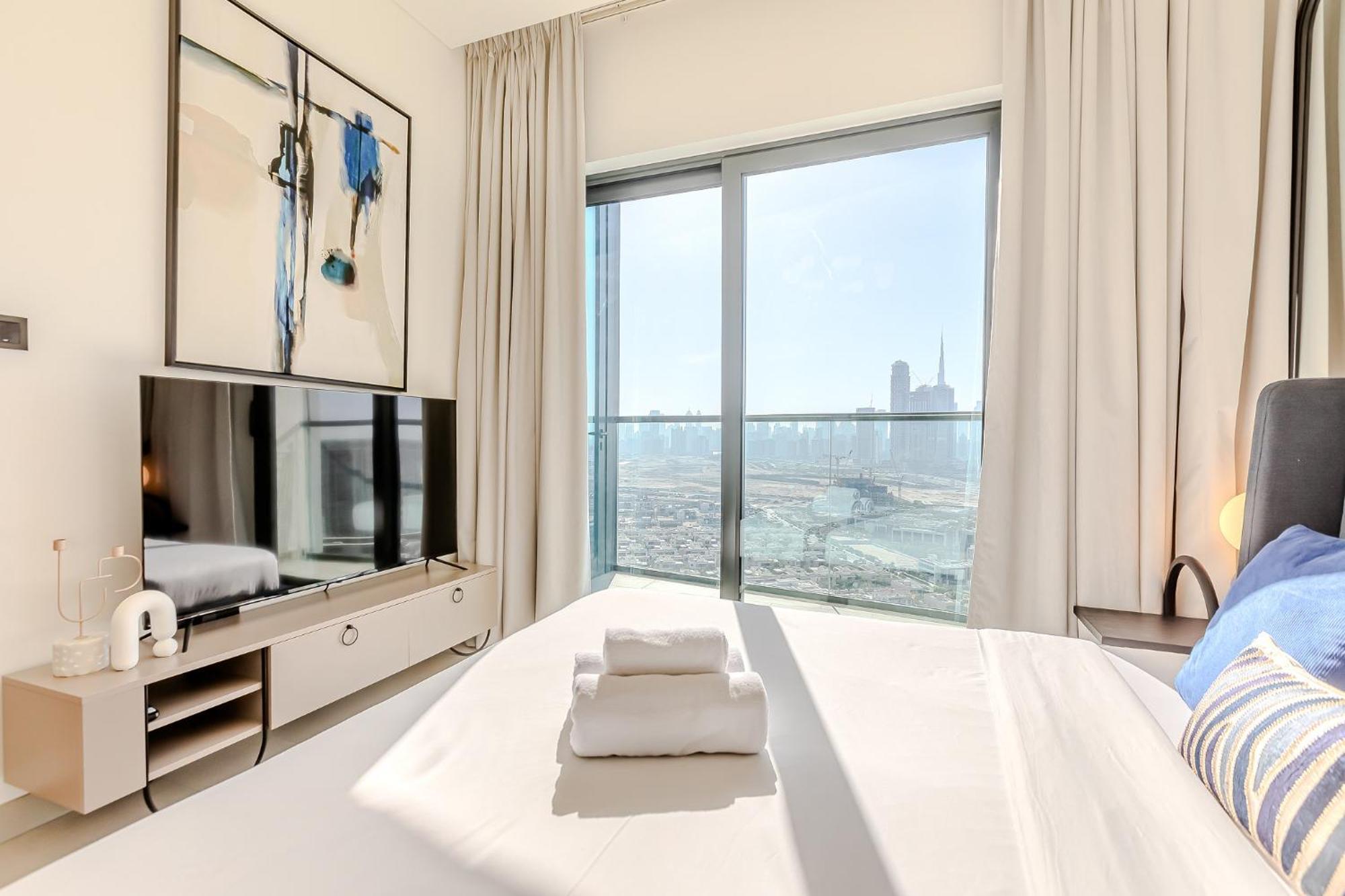 Apartment Sobha Waves I Cozy 1bdr I Burj Khalifa View *