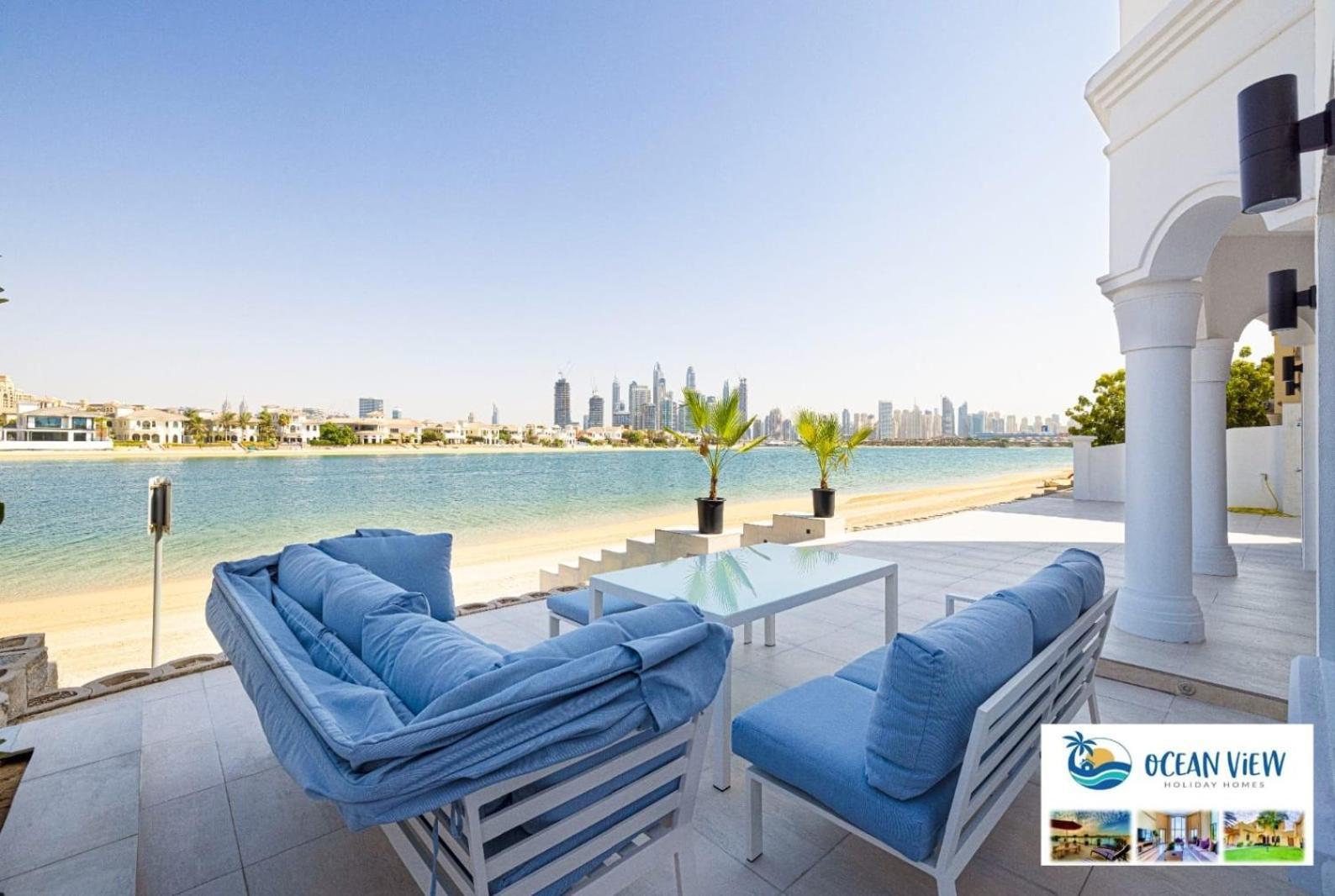 Beachfront Luxury 5 Bedroom And 1 Maids Room, Private Pool And Direct Access, Palm Jumeirah Pousada