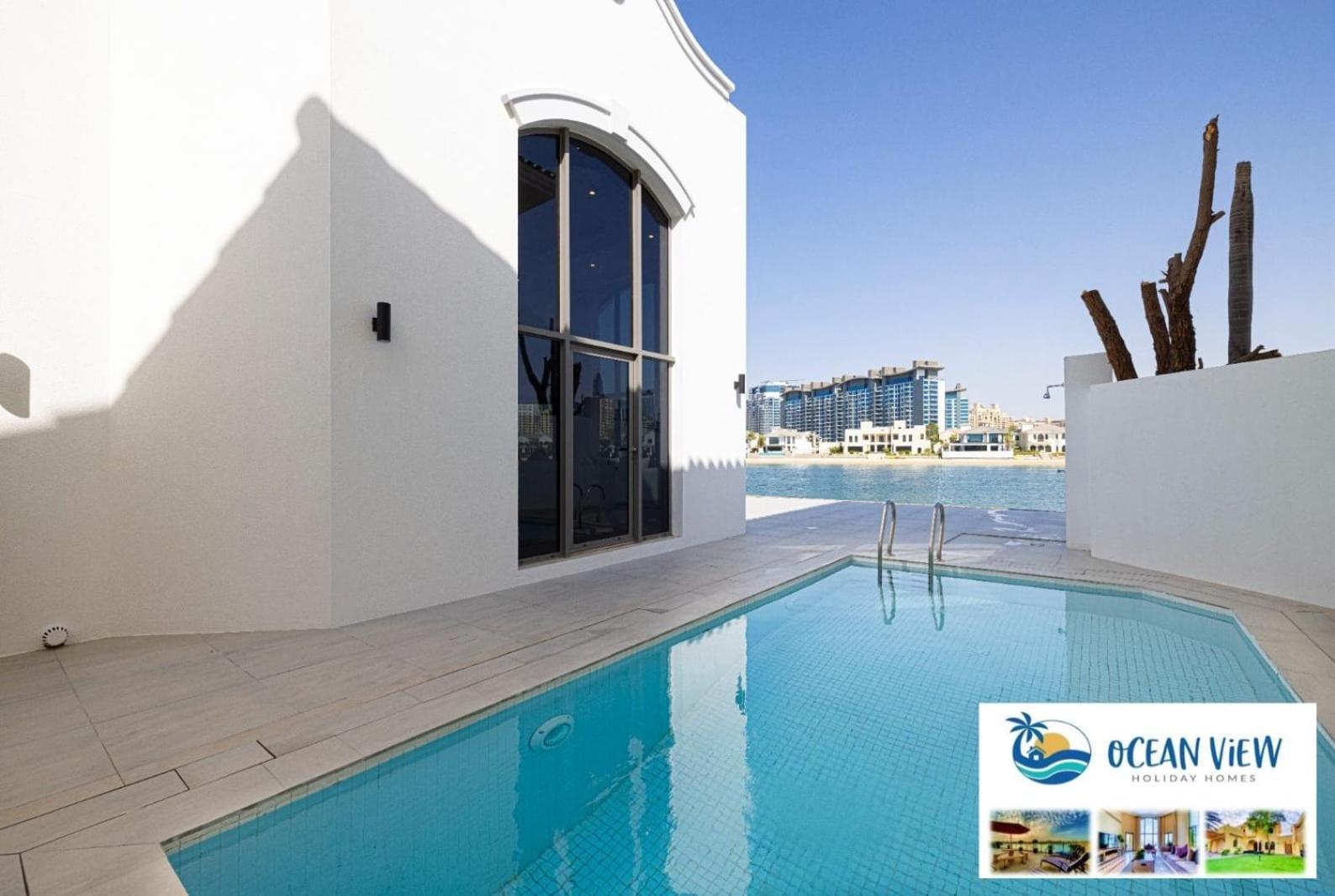 Beachfront Luxury 5 Bedroom And 1 Maids Room, Private Pool And Direct Access, Palm Jumeirah Pousada *