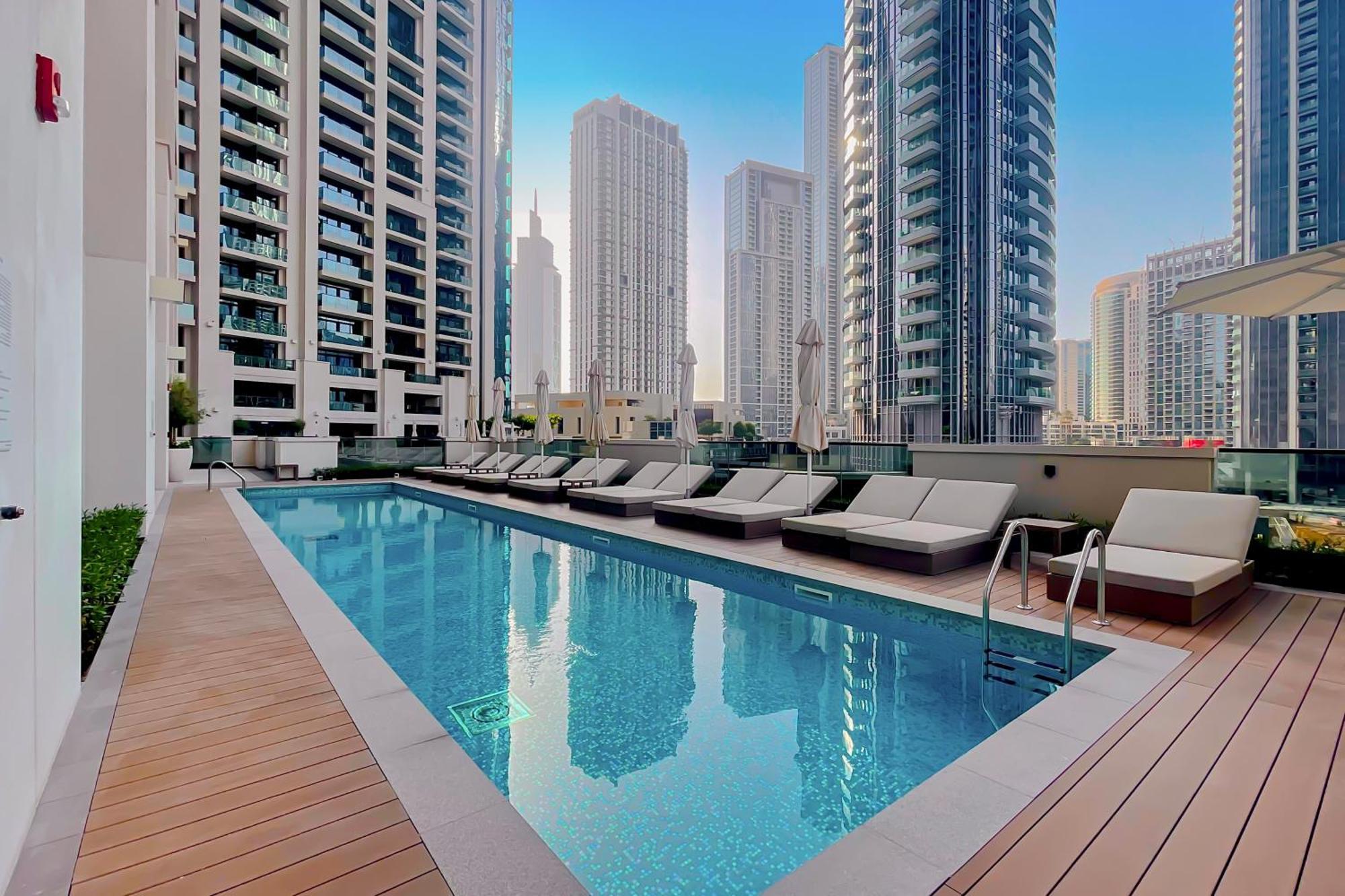 Apartamento Majestic Act 2bedroom Boulevard View Dubai