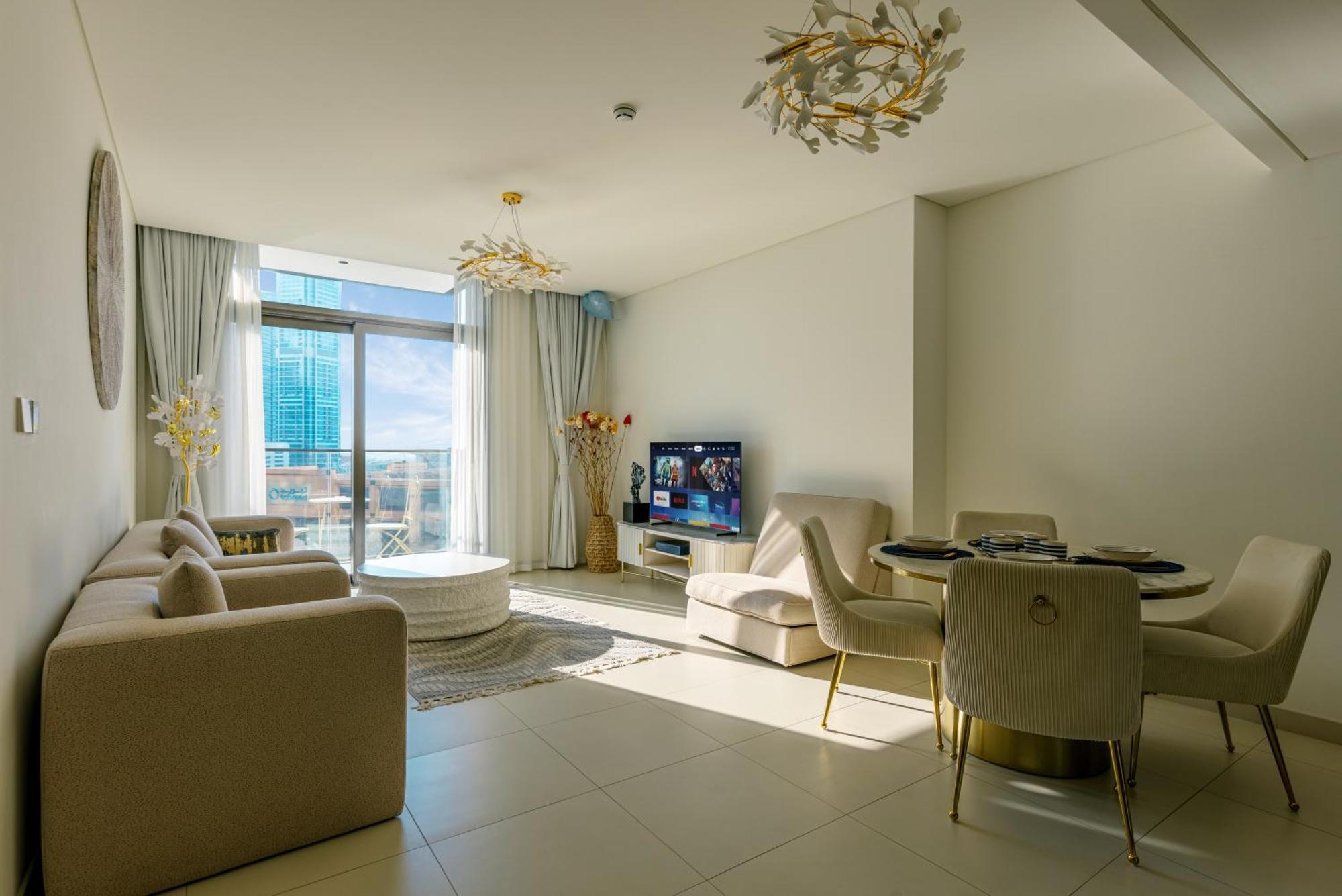 Daire Downtown Luxury By Mall & Burj Khalifa *
