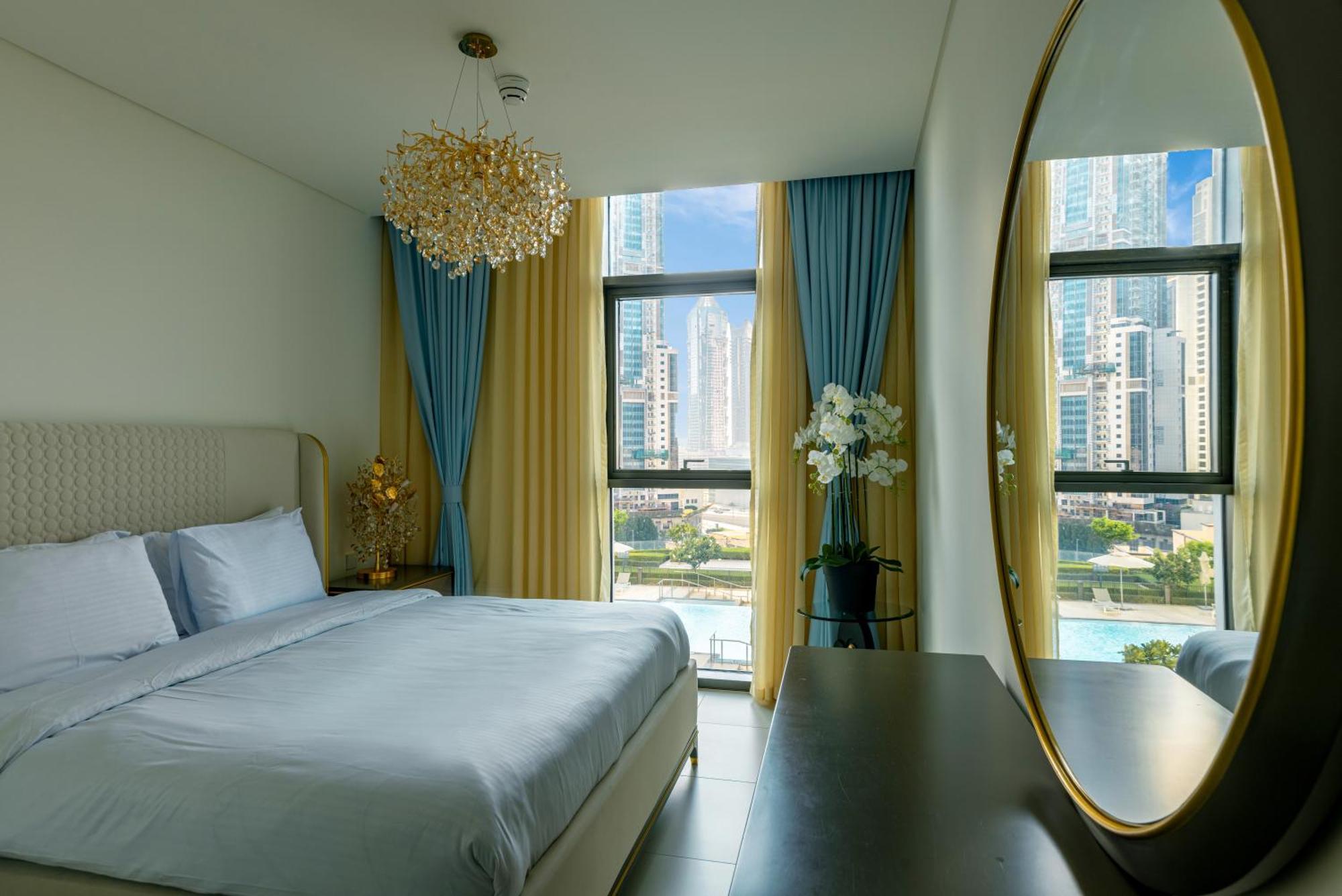 Daire Downtown Luxury By Mall & Burj Khalifa *