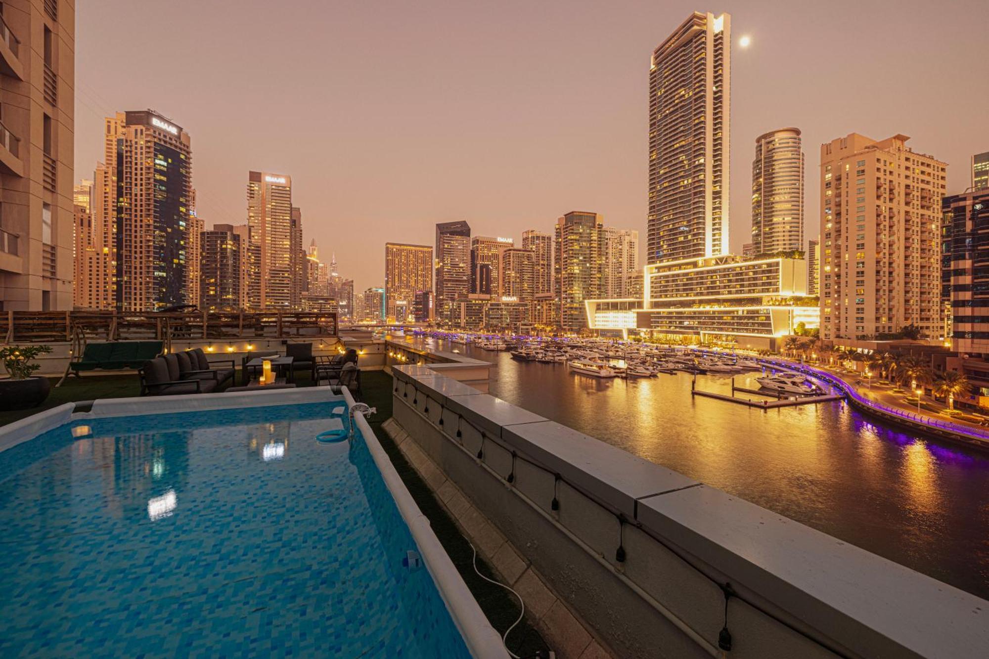 With Private Pool & Huge Terrace Overlooking The Marina Dubai