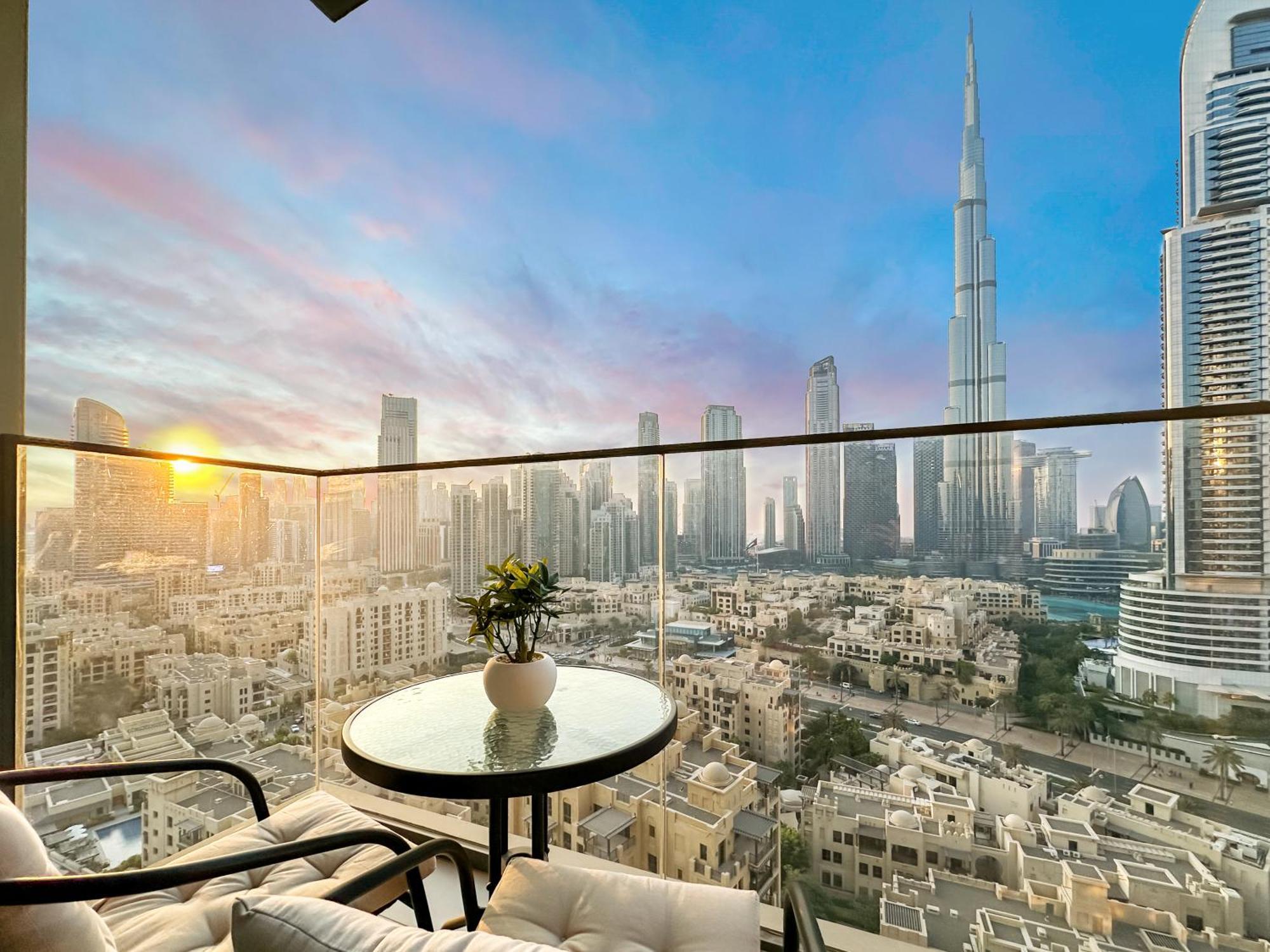 Daire View In And Burj Khalifa View - 2 Bedroom - 3 Beds