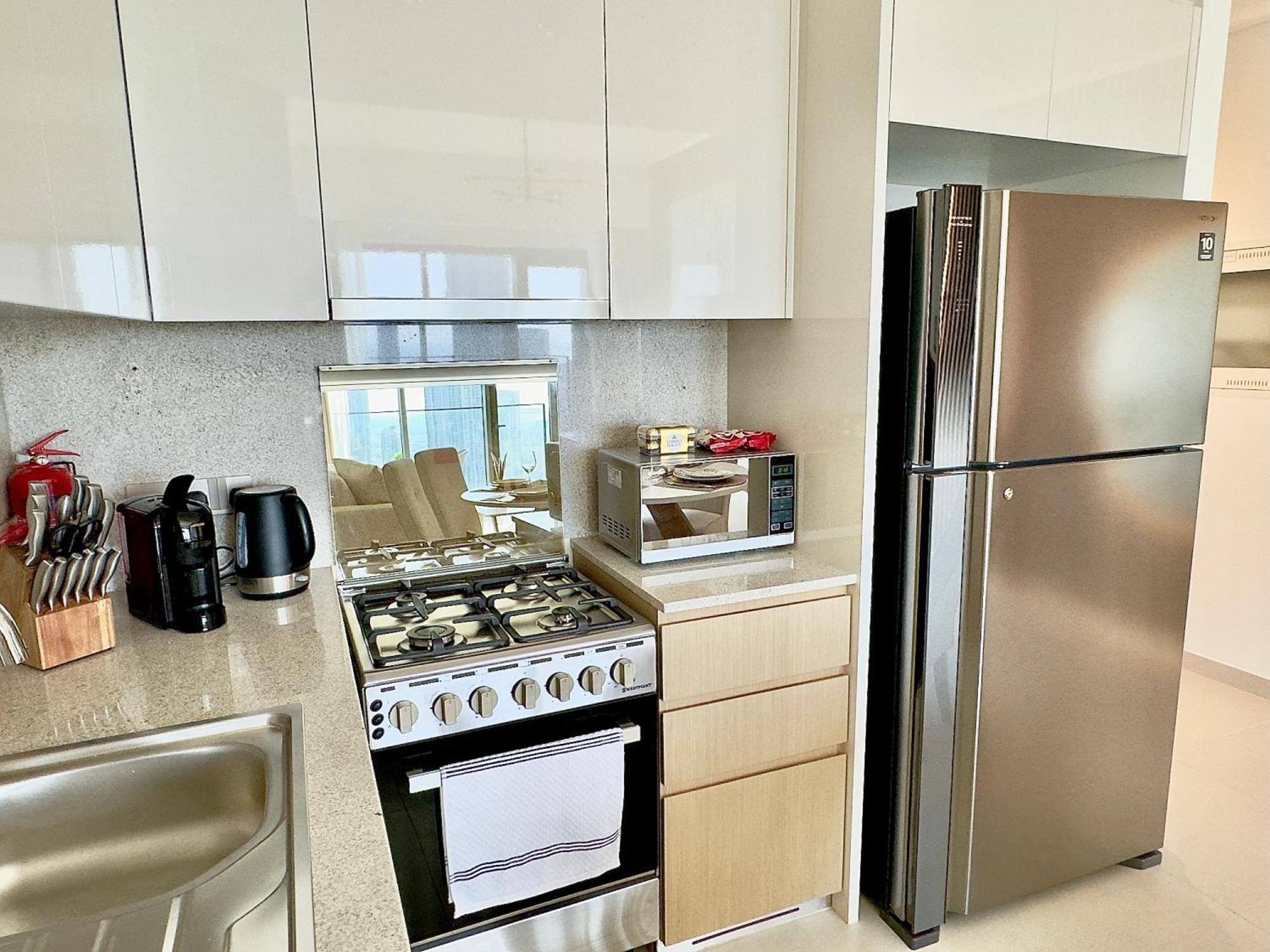 Daire View In And Burj Khalifa View - 2 Bedroom - 3 Beds