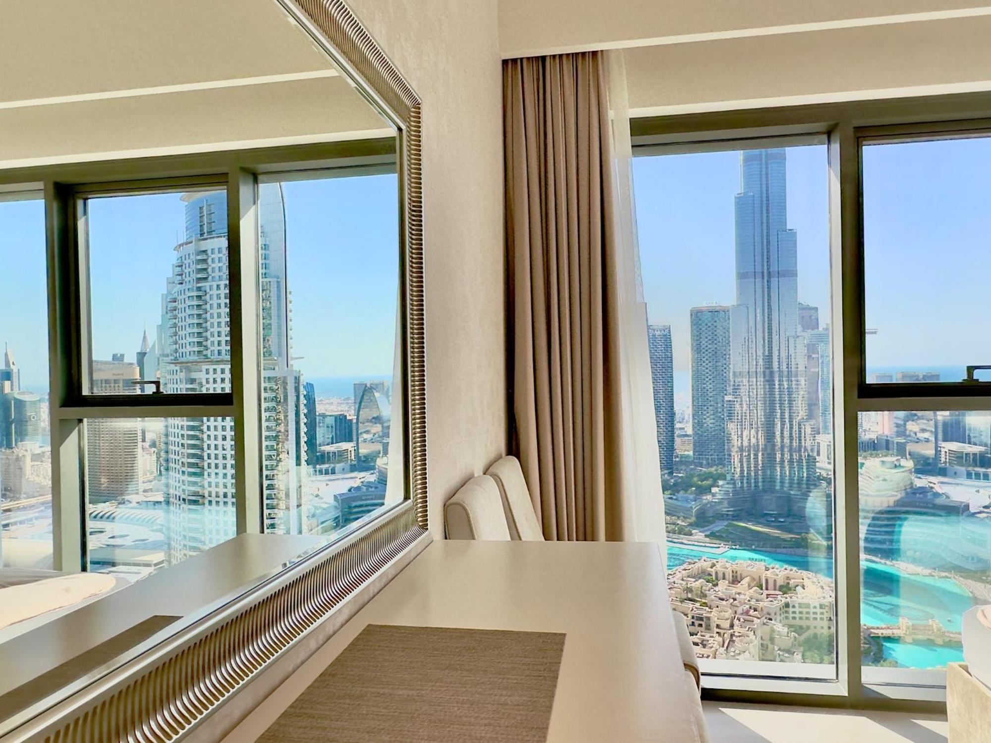 View In And Burj Khalifa View - 2 Bedroom - 3 Beds Daire *
