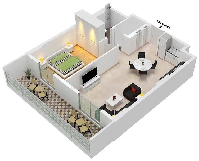 Apartamento Lux - The La Sea View 3 Dubai