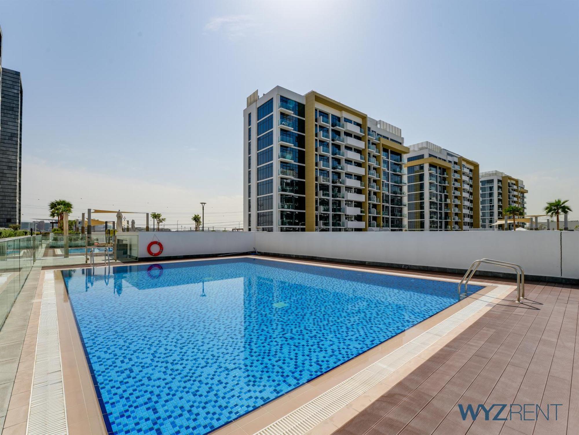 Apartment Amazing In Azizi Riviera 9,city & Pool View Dubai