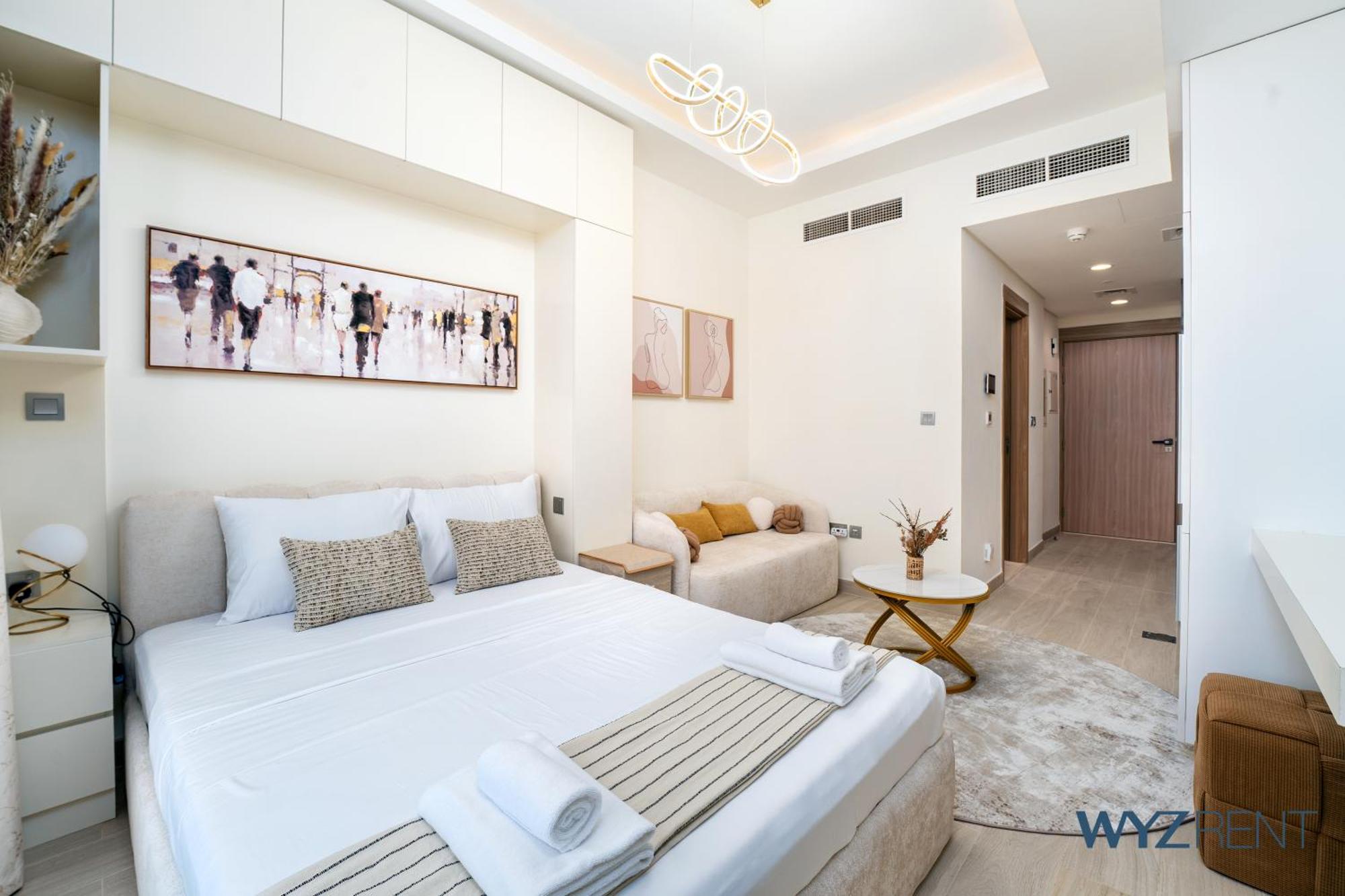 Apartment Amazing In Azizi Riviera 9,city & Pool View Dubai