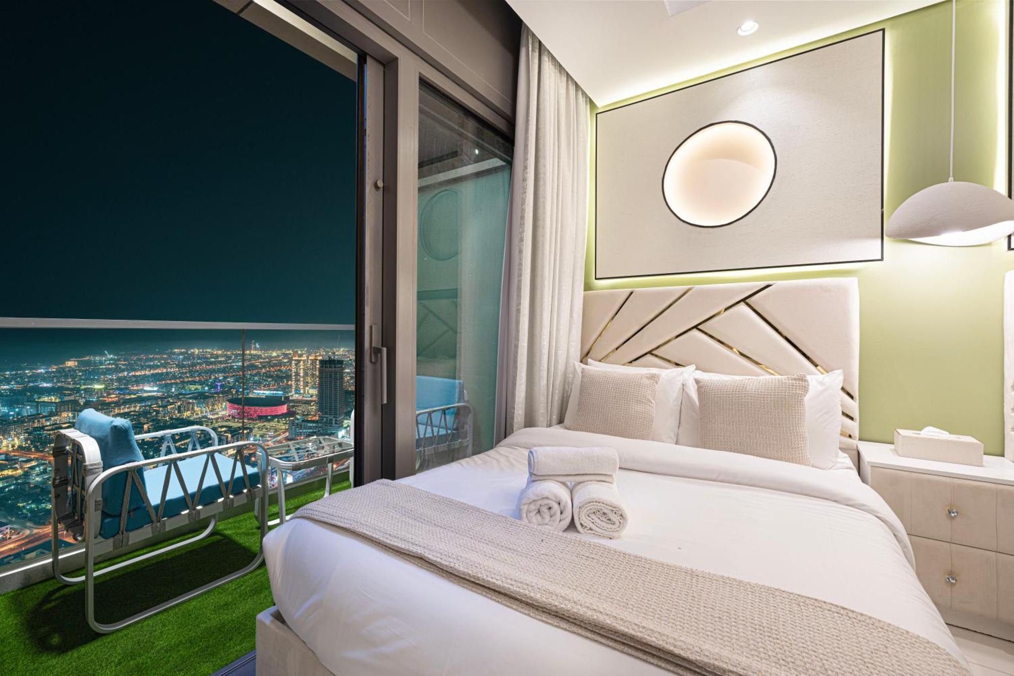 Apartment Scenic Infinity Pool With Burj Khalifa Views Dubai