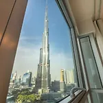2-Bedroom Apartment With Full Burj Khalifa & Opera House Views Just 9 Min Walk To Dubai Mall!