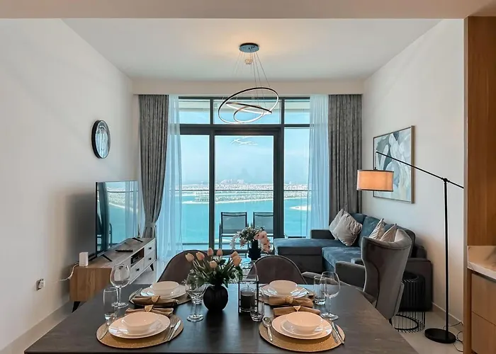 Luton Vacation Homes - Full Sea And Palm View & Modern 2Br - Emaar Beachfront , Beach Vista, Dubai Harbour - 17Ab06