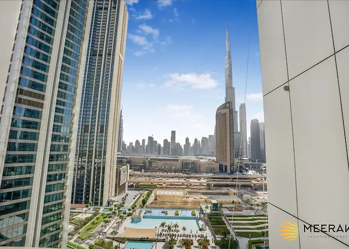 Meerak Homes - Burj Khalifa And Fountain View Downtown Elegance 2 Bed Apartment , Free Wifi, Parking, Gym And Pool