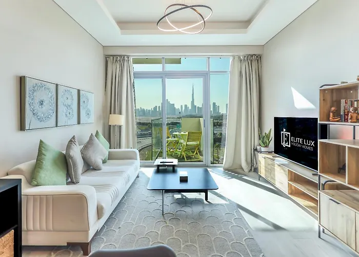 Elite Lux Holiday Homes - Skyline Oasis - 1Bhk Premium Apt In Al Jaddaf