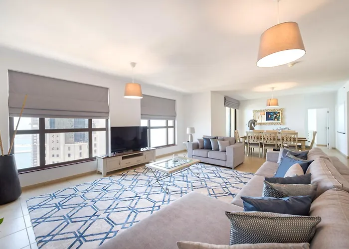 Stunning Marina & Sea View 4 Bedroom Apartment, Murjan 6 Jumeriah Beach
