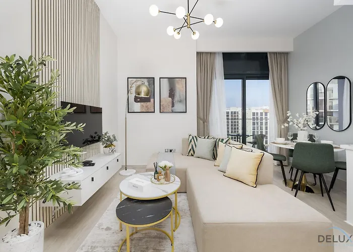 Surrounded By Attractions & Leisure Spots 1Br Unit, Azizi Riviera 45, Al Merkadh By Deluxe Holiday Homes