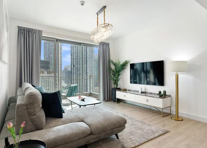 Glamorous & Cozy 2Br In Downtown With Fountain Views