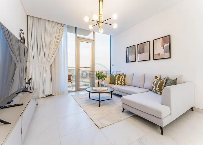 Glimpse Of Burj Khalifa And Short Drive To Recreational Hubs 1Br, District One Phase III Residences 12, Mohammed Bin Rashid Al Maktoum City By Deluxe Holiday Homes