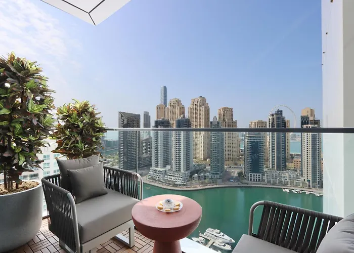 1Br Gem With Stunning Marina Views, Close To Metro