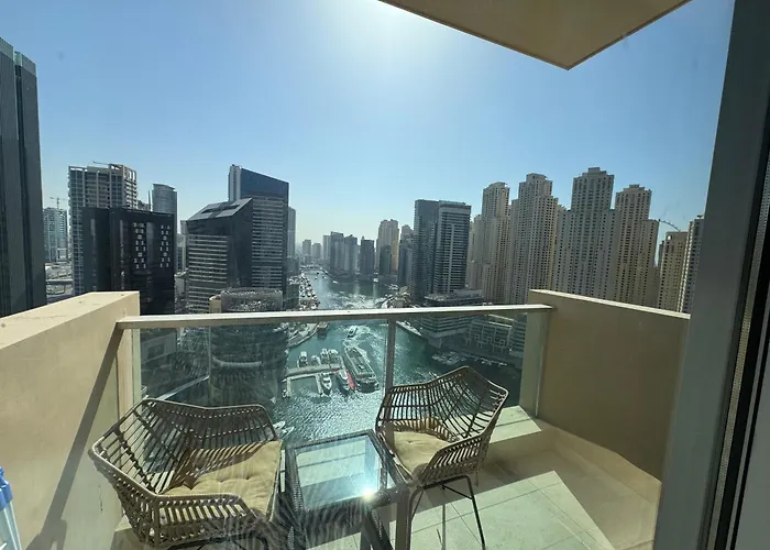 Address Marina Mall Suites - Full Marina Views, Balcony, Kitchen & Parking