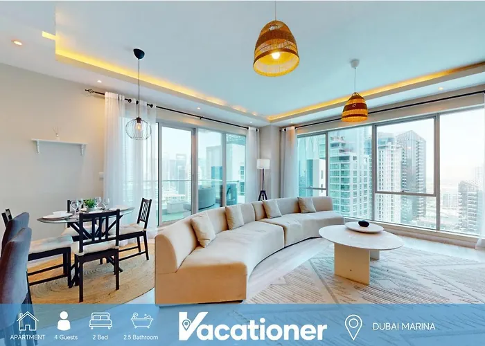 Shemara Tower - Elegant Two Bed With Marina View