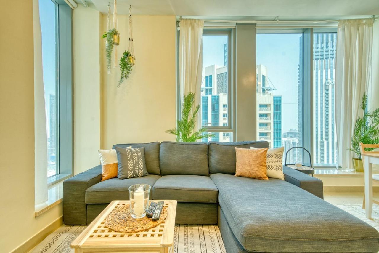 Daire Monty Holiday - Cozy Penthouse With Burj Khalifa And Fountain View