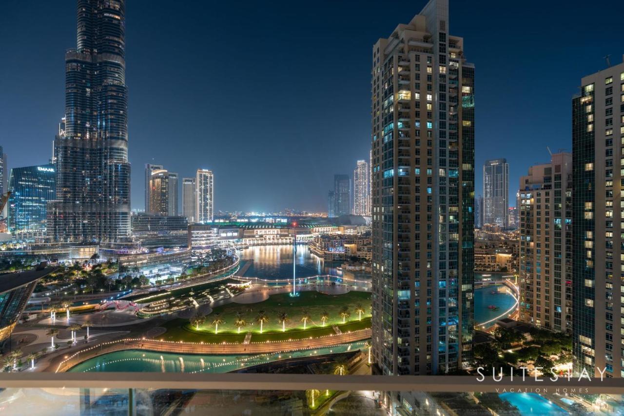 Fountain And Burj Khalifa Facing Exclusive Apartamento *