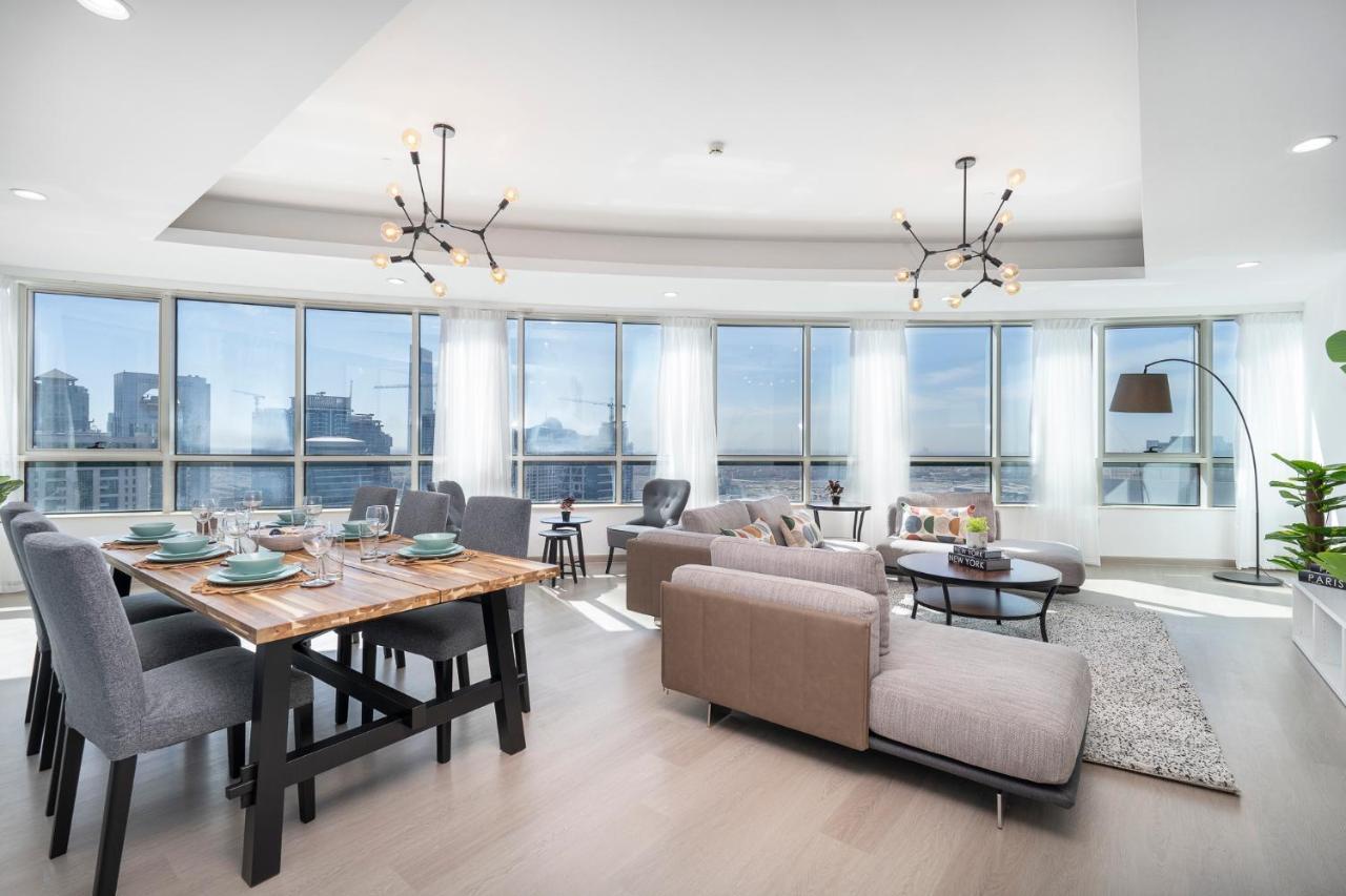 Heaven Crest Marina - 4 Bedroom With Marina View Near Jbr Beach, Free Parking, Wi-fi, Gym And Pool Dubai