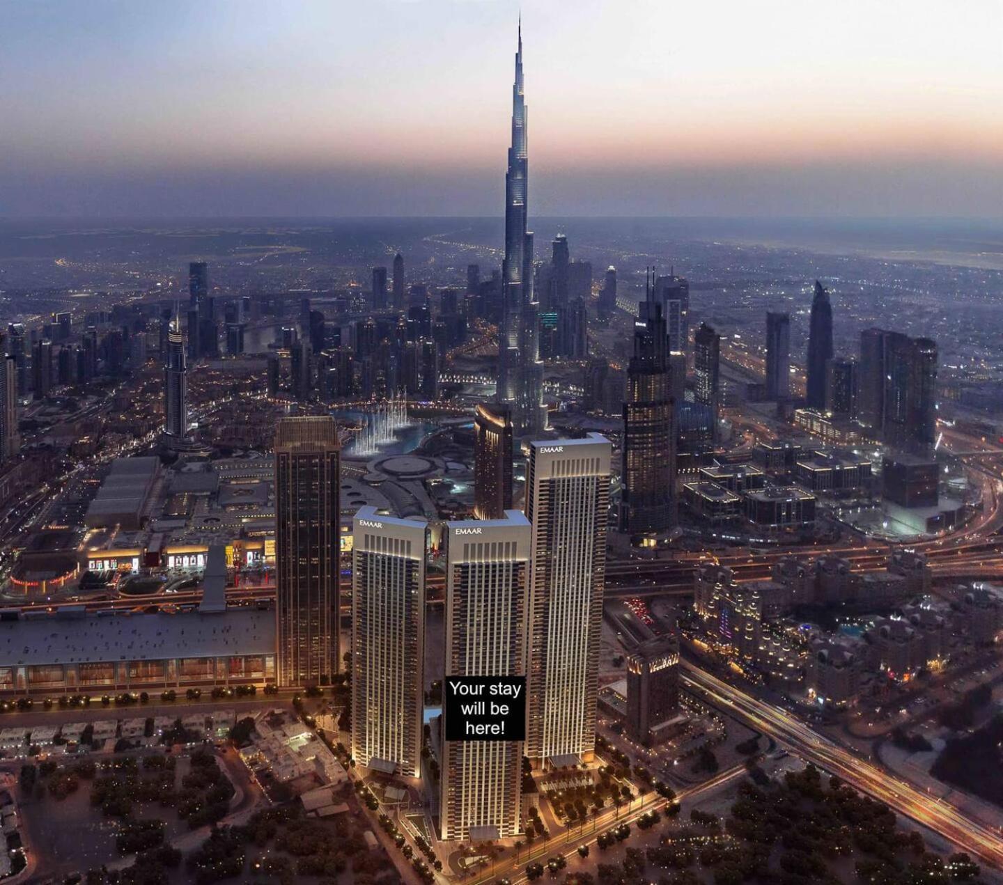 Apartamento 3br Facing Mall 5 Min Walk To Burj Khalifa Dubai