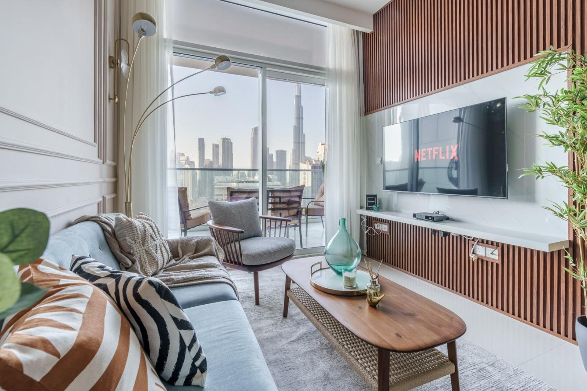Daire Deluxeliving At Vera Tower - Full Burj Khalifa View - Brand New Luxury