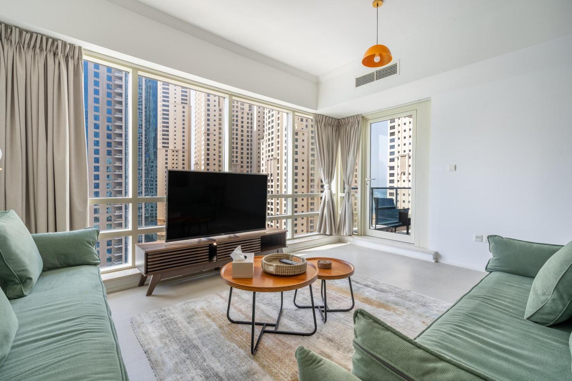 Apartamento Spacious & Luxurious 1Br Apartment - Best Marina Views - 3Mn Walk To Tram, Jbr & Beach (Adults Only) *