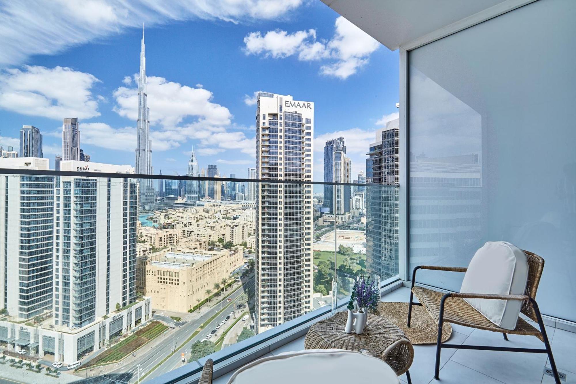 Luxury With Burj Khalifa Or Canal View In Downtown - Marquise Square Tower Apartment *
