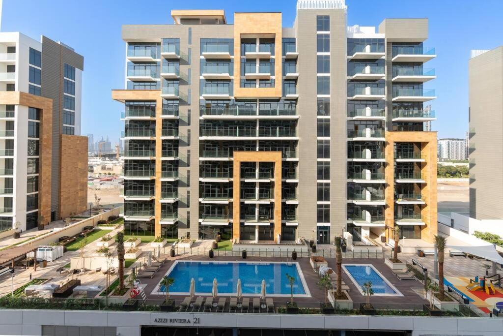 Apartment Studio - Pool - Gym - Wi-fi - 12min From Downtown - Azizi Riviera 26 Dubai