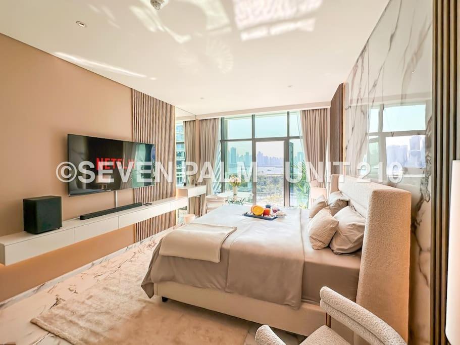 Luxus-studio Mit Private In Top-lage, Meerblick & Infinity Pool! Apartamento Dubai
