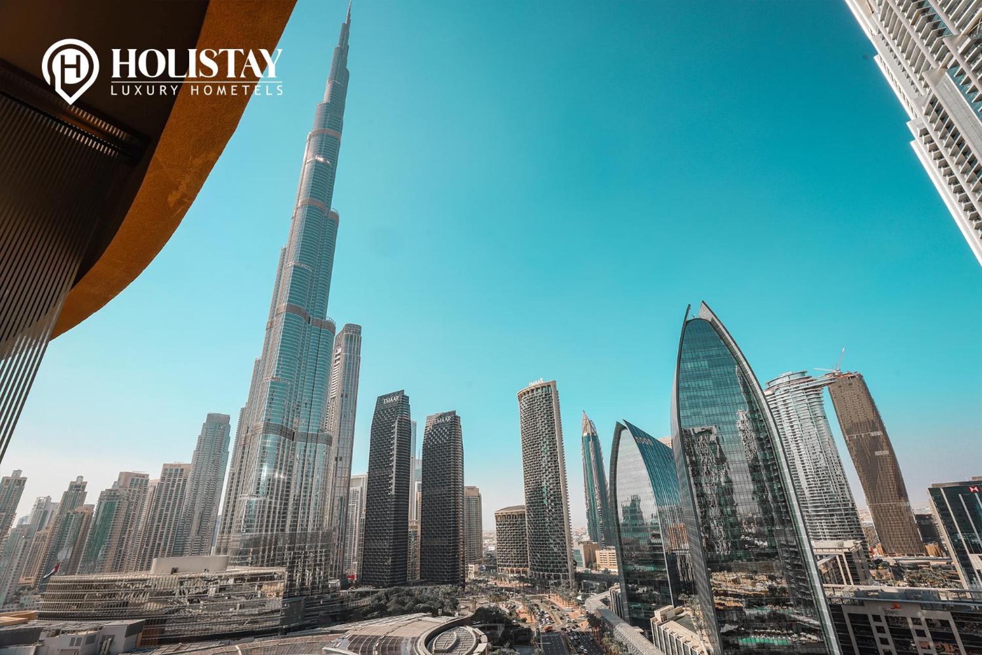 Holistay Luxury Homes - Burj Khalifa View - Direct Access Mall * Dubai