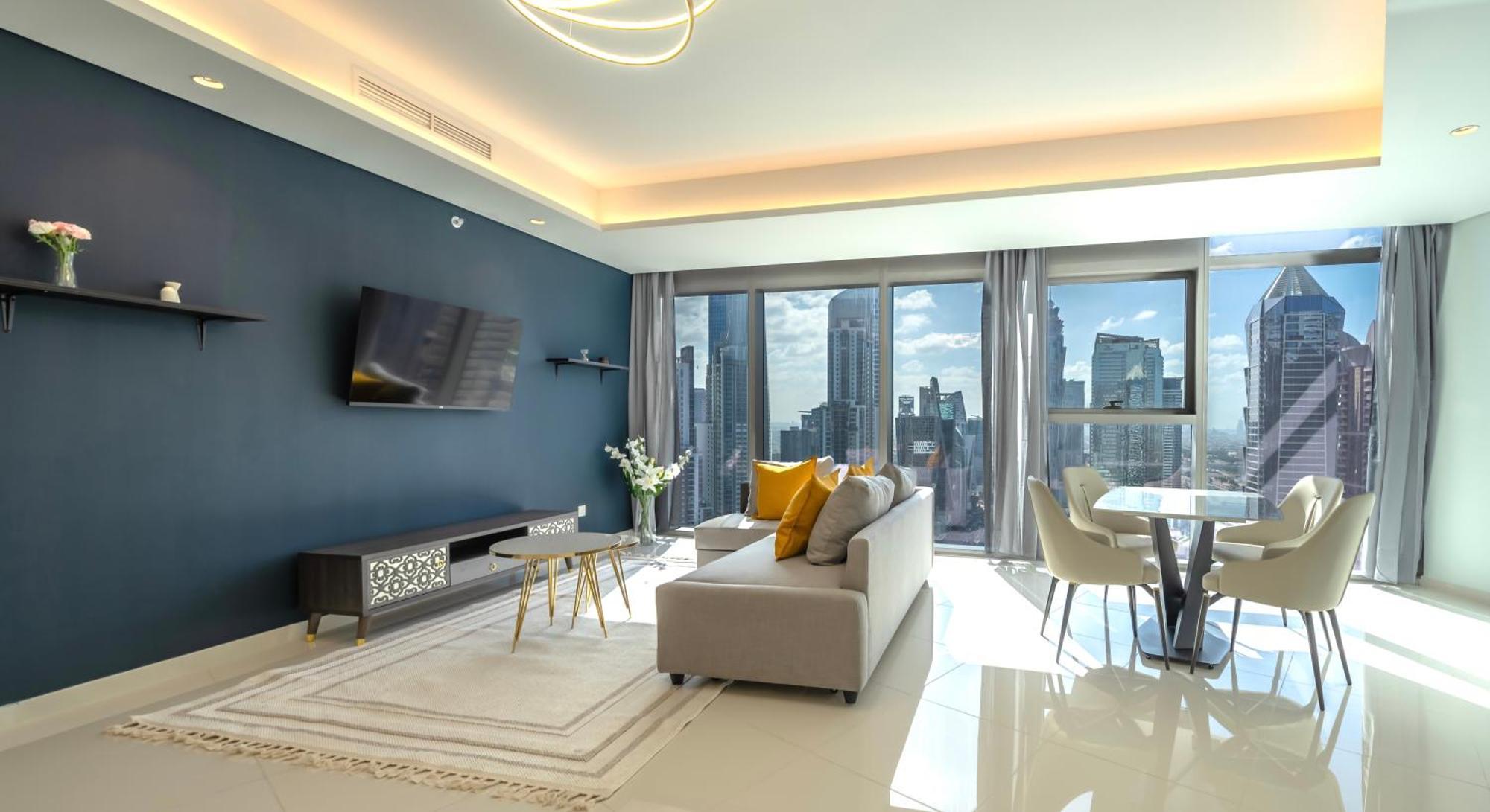 Magical With Rooftop Pool & Burj Khalifa View Apartment Dubai