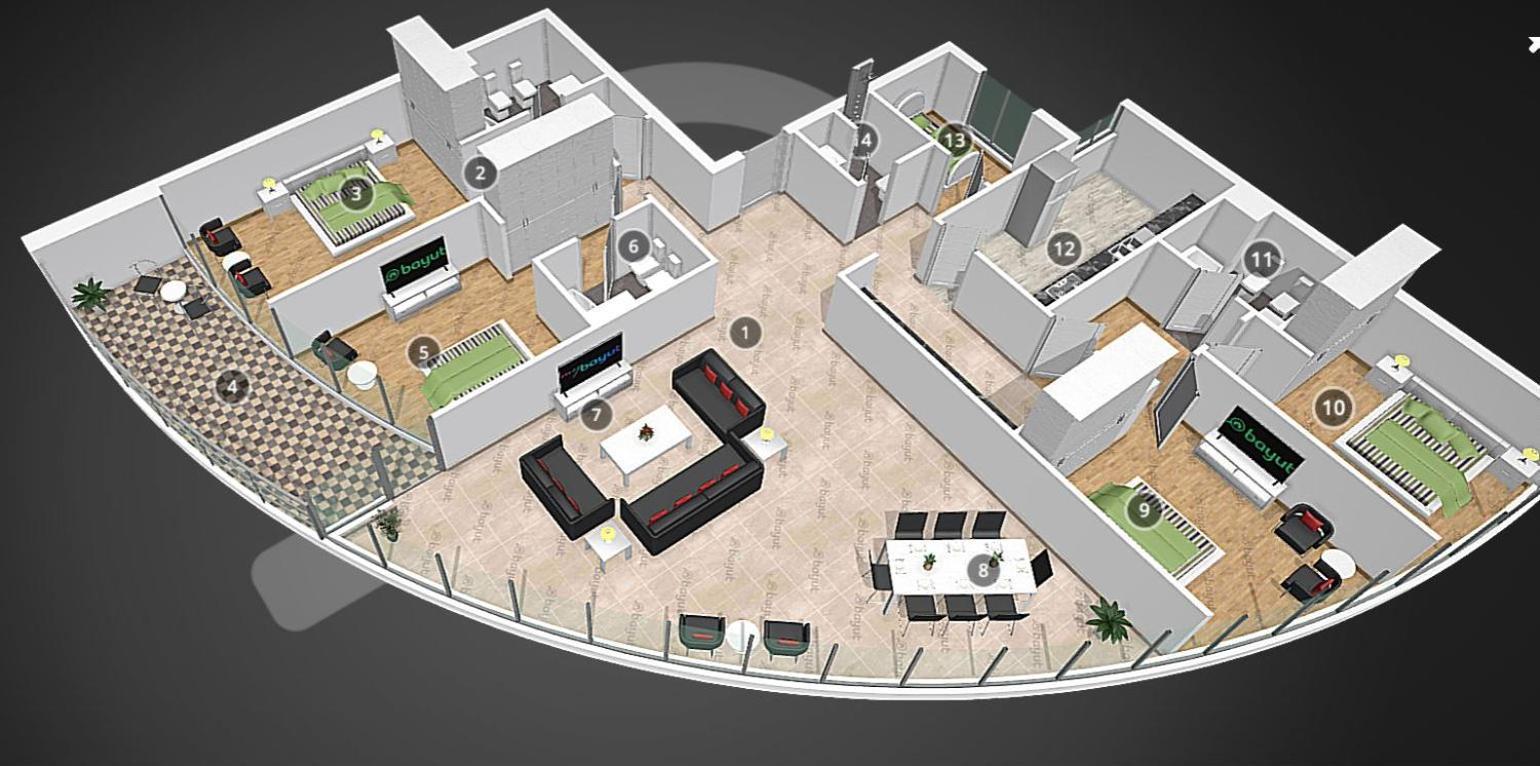 Apartment Marina - 5 Bedroom, Feel, Great Amenities Dubai