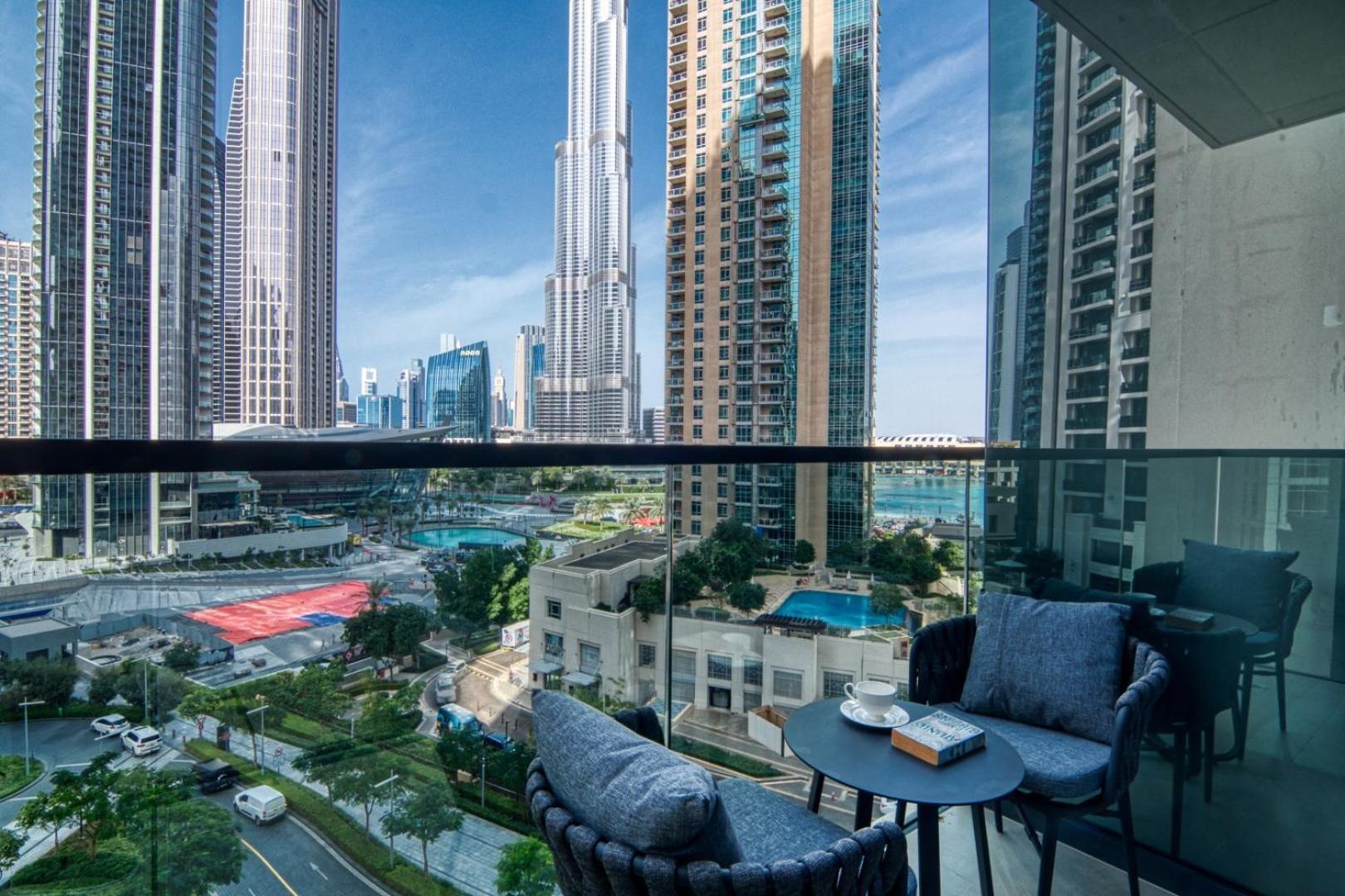 Apartment Full Burj Khalifa View - Two Balconies