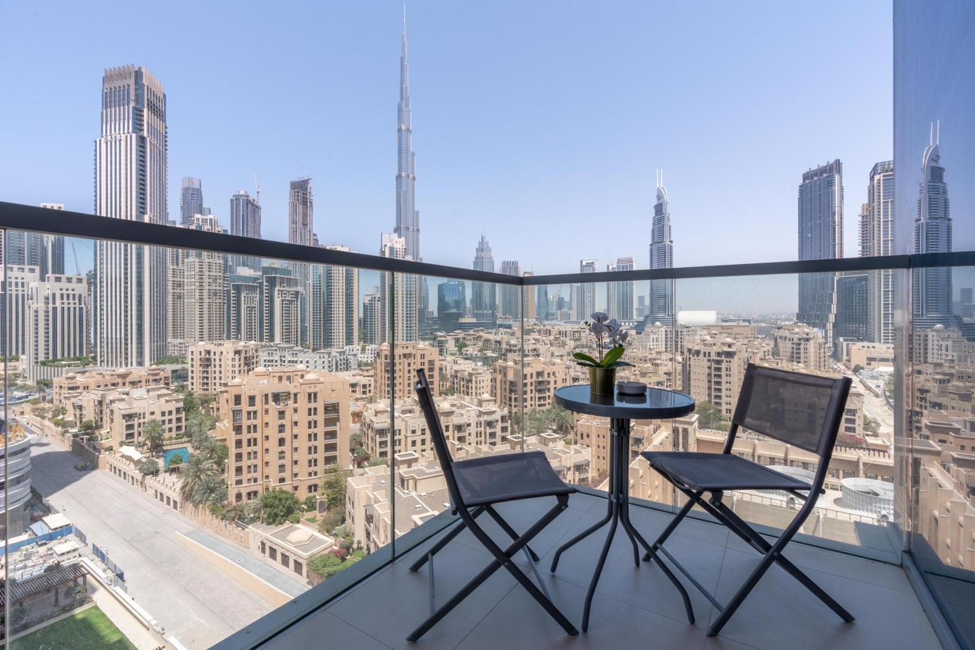 Apartamento Lux Bnb Bellevue Tower Burj Khalifa Views