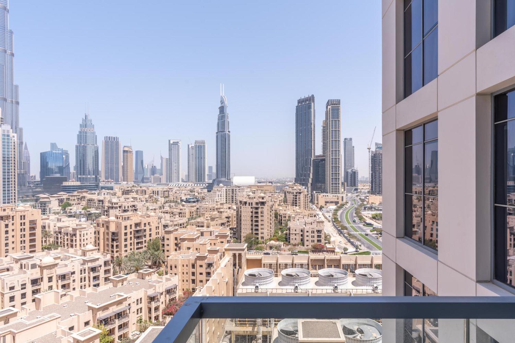 Lux Bnb Bellevue Tower Burj Khalifa Views Apartamento Dubai