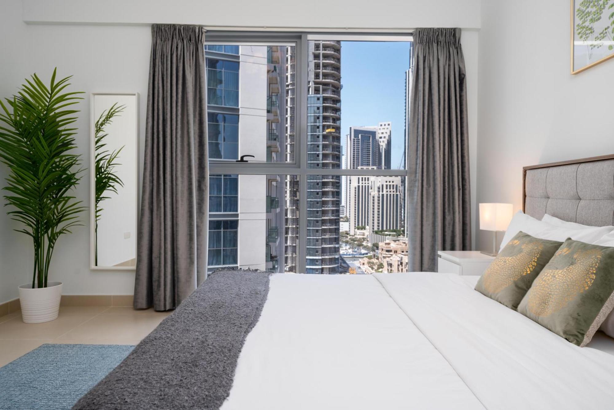 Lux Bnb Bellevue Tower Burj Khalifa Views Apartamento