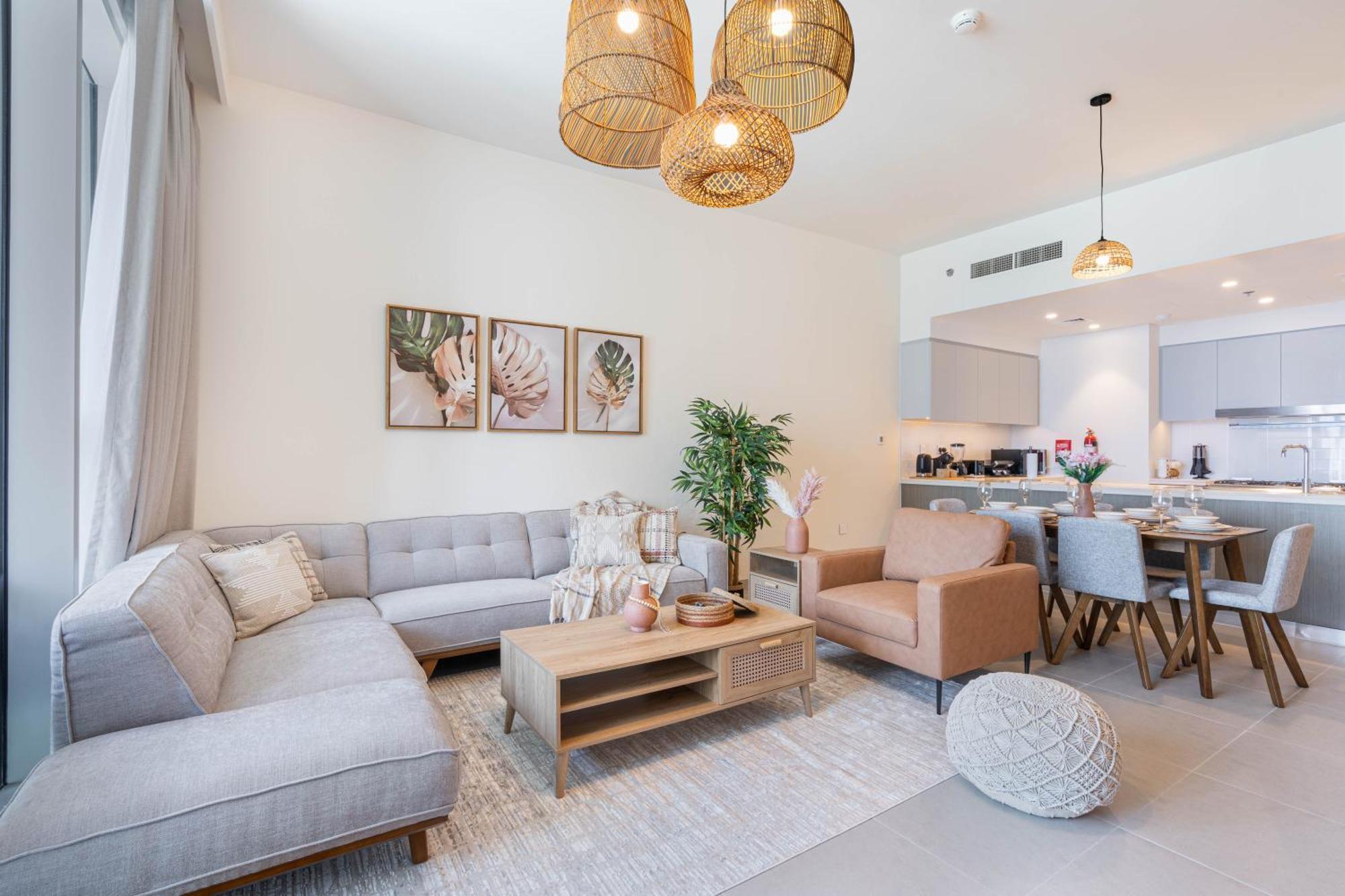 Luxury 3bhk, Burj Khalifa & Dancing Fountain View Apartment *